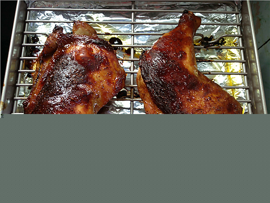 烤箱烤雞全腿的做法-香辣味烤菜譜