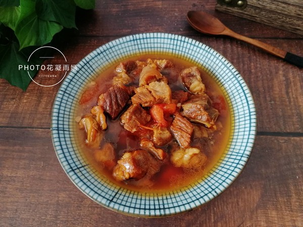 西紅柿燉牛腩的做法-咸鮮味燉菜譜