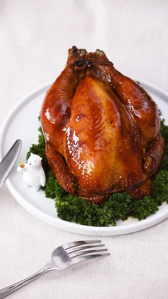 醬油烤雞的做法-家常味烤菜譜