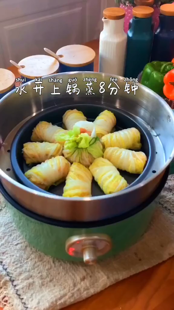 白菜肉卷的做法-家常味炒菜譜