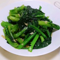 蒜蓉炒芥蘭的做法-家常味炒菜譜