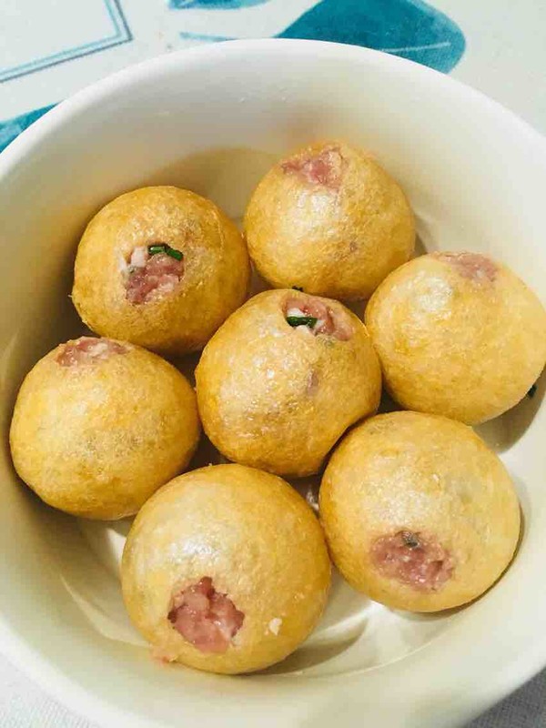 紅燒油面筋塞肉的做法-家常味燒菜譜