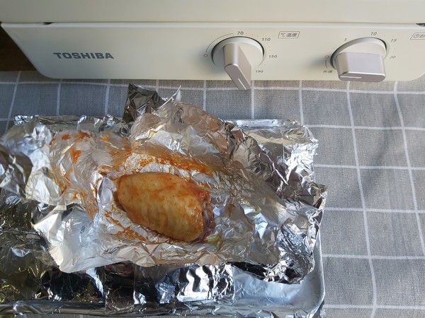 錫紙烤翅的做法-家常味烤菜譜