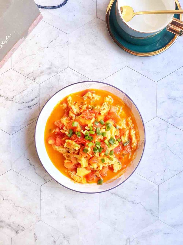 番茄雞蛋的做法-家常味炒菜譜