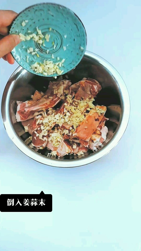 蒜香烤羊排的做法-蒜香味烤菜譜