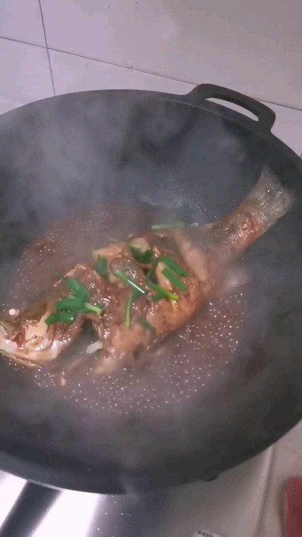 紅燒鱸魚的做法-家常味煮菜譜