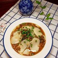 雪菜肉絲炒年糕的做法-咸鮮味炒菜譜