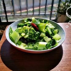 干椒炒苦菜的做法-家常味炒菜譜