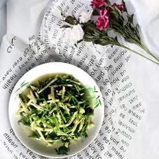 銀絲梗菜炒冬筍的做法-咸鮮味炒菜譜