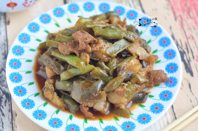 茄子豆角炒肉的做法-家常味炒菜譜