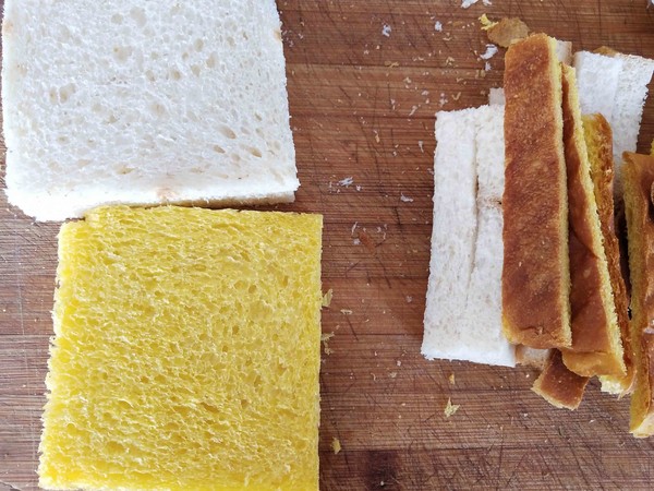 藍莓山藥西多士的做法-果味煎菜譜