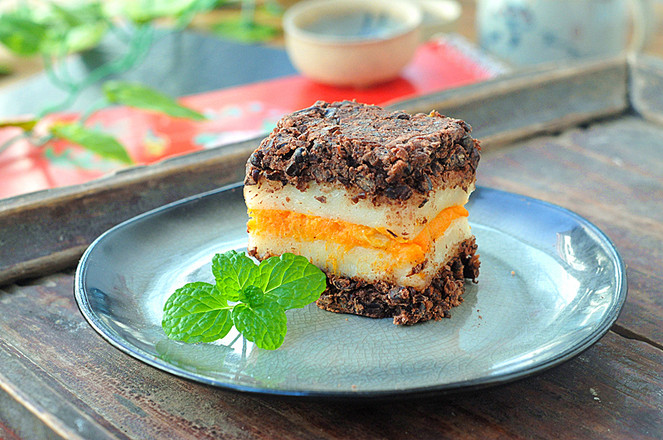 奶香濃郁紅豆糕的做法-甜味蒸菜譜