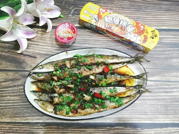 XO醬秋刀魚的做法-咸鮮味燒菜譜
