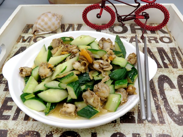 扇貝炒黃瓜的做法-家常味炒菜譜