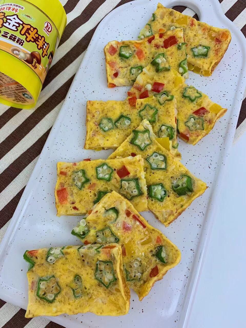 寶寶輔食  銀魚秋葵煎蛋的做法-家常味煎菜譜