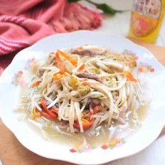 白芹炒肉絲的做法-家常味炒菜譜