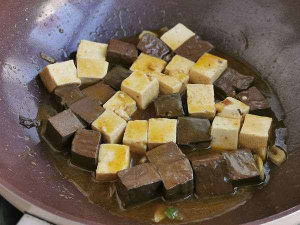 鴛鴦豆腐的做法-家常味炒菜譜