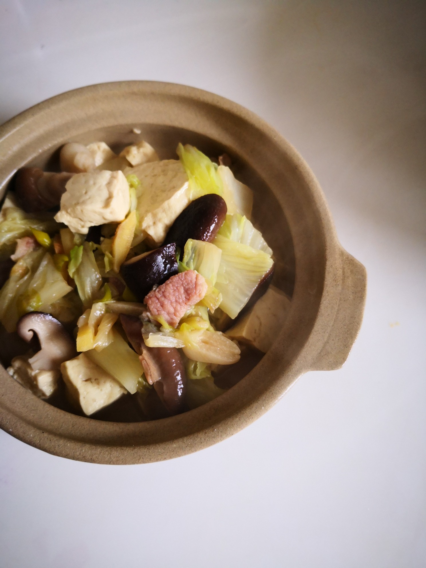 香菇大白菜的做法-家常味燉菜譜