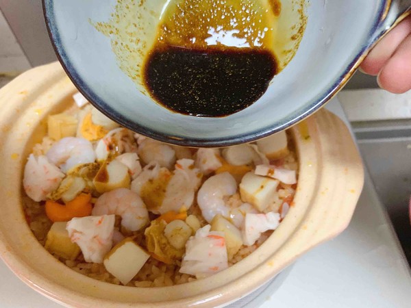 番茄海鮮燜飯的做法-咸鮮味燜菜譜