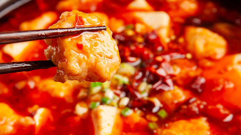 蝦滑豆花煲的做法-酸辣味煮菜譜