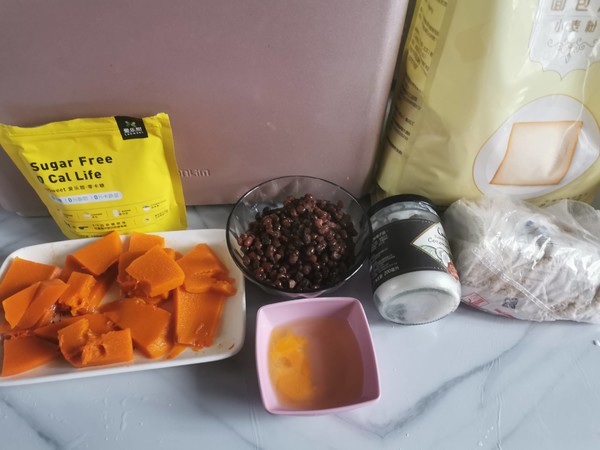 南瓜蜜豆華夫餅的做法-甜味烘焙菜譜