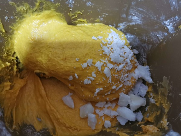 南瓜蜜豆華夫餅的做法-甜味烘焙菜譜