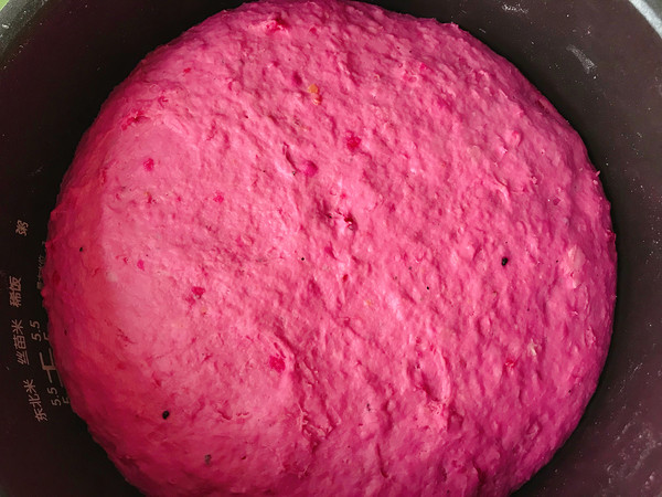 火龍果餡餅的做法-果味烙菜譜