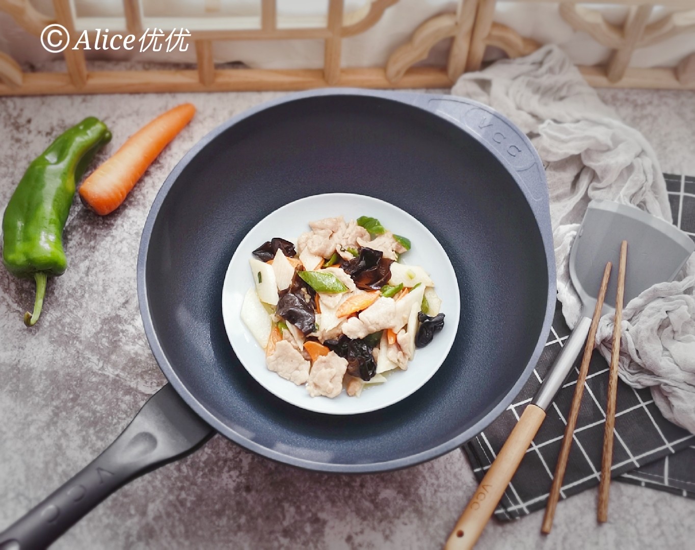 山藥炒肉片的做法-家常味炒菜譜