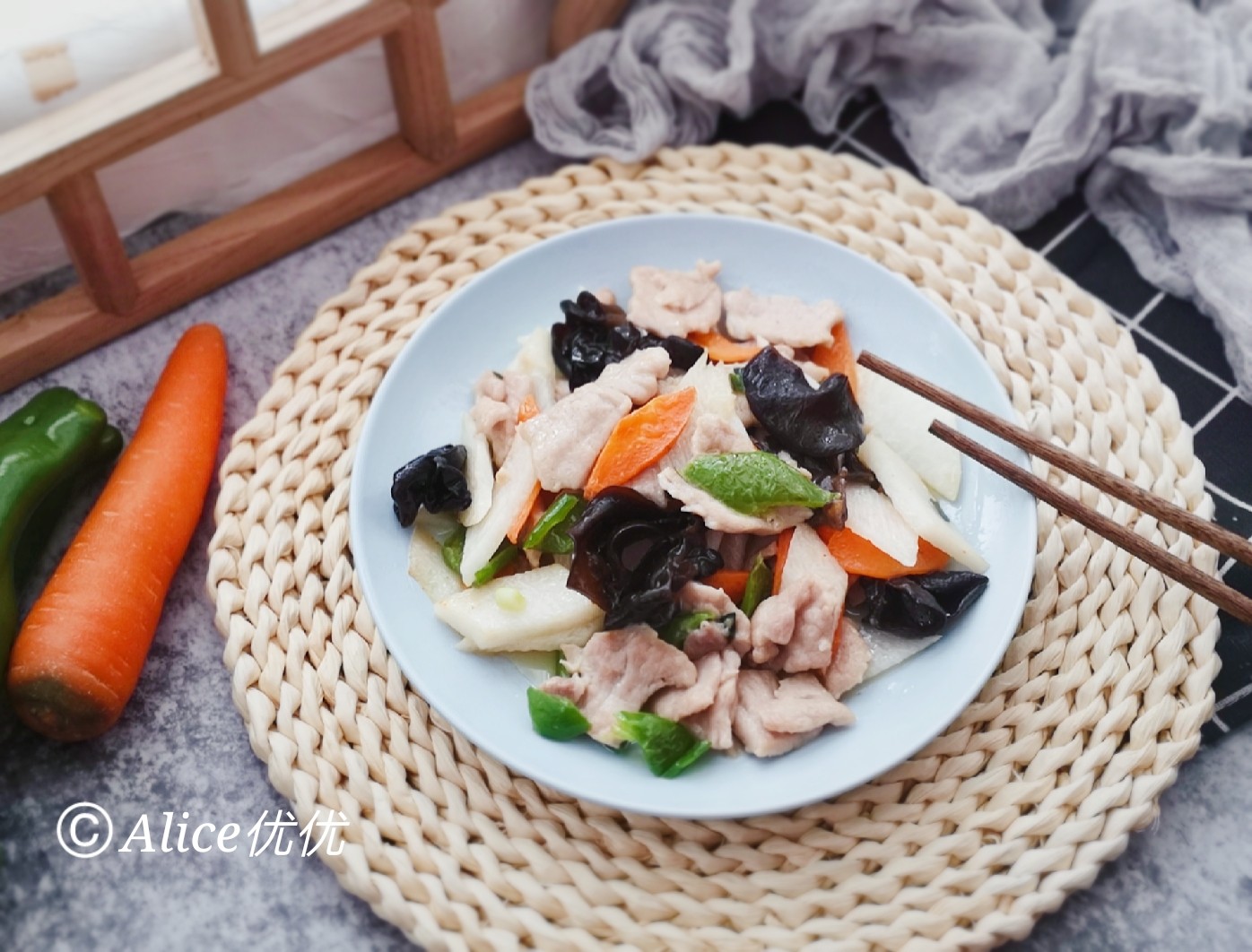 山藥炒肉片的做法-家常味炒菜譜