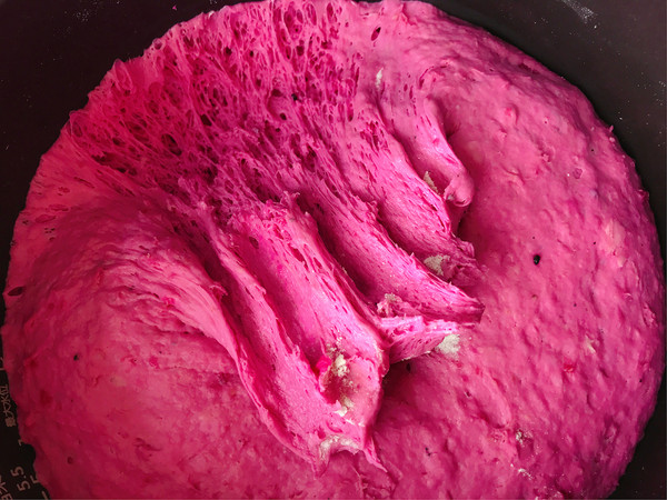 火龍果餡餅的做法-果味烙菜譜