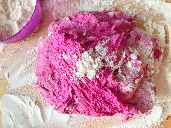 火龍果餡餅的做法-果味烙菜譜