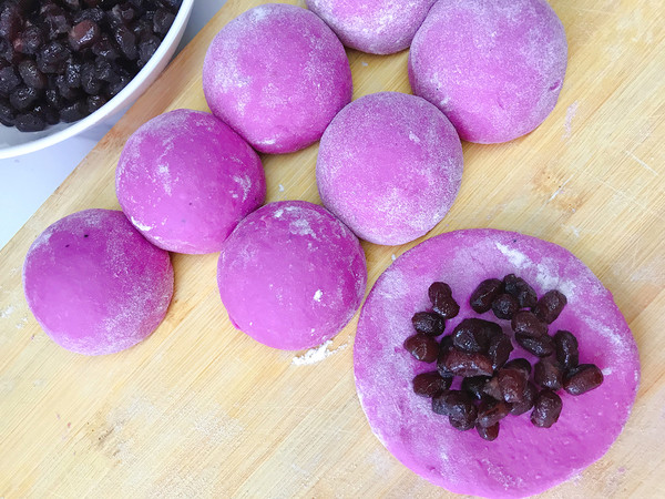 火龍果餡餅的做法-果味烙菜譜