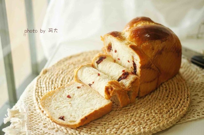 蔓越莓吐司的做法-甜味烤菜譜
