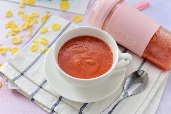 西紅柿胡蘿卜汁的做法-酸甜味其它工藝菜譜