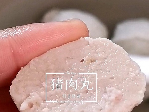 豬肉丸的做法-家常味煮菜譜