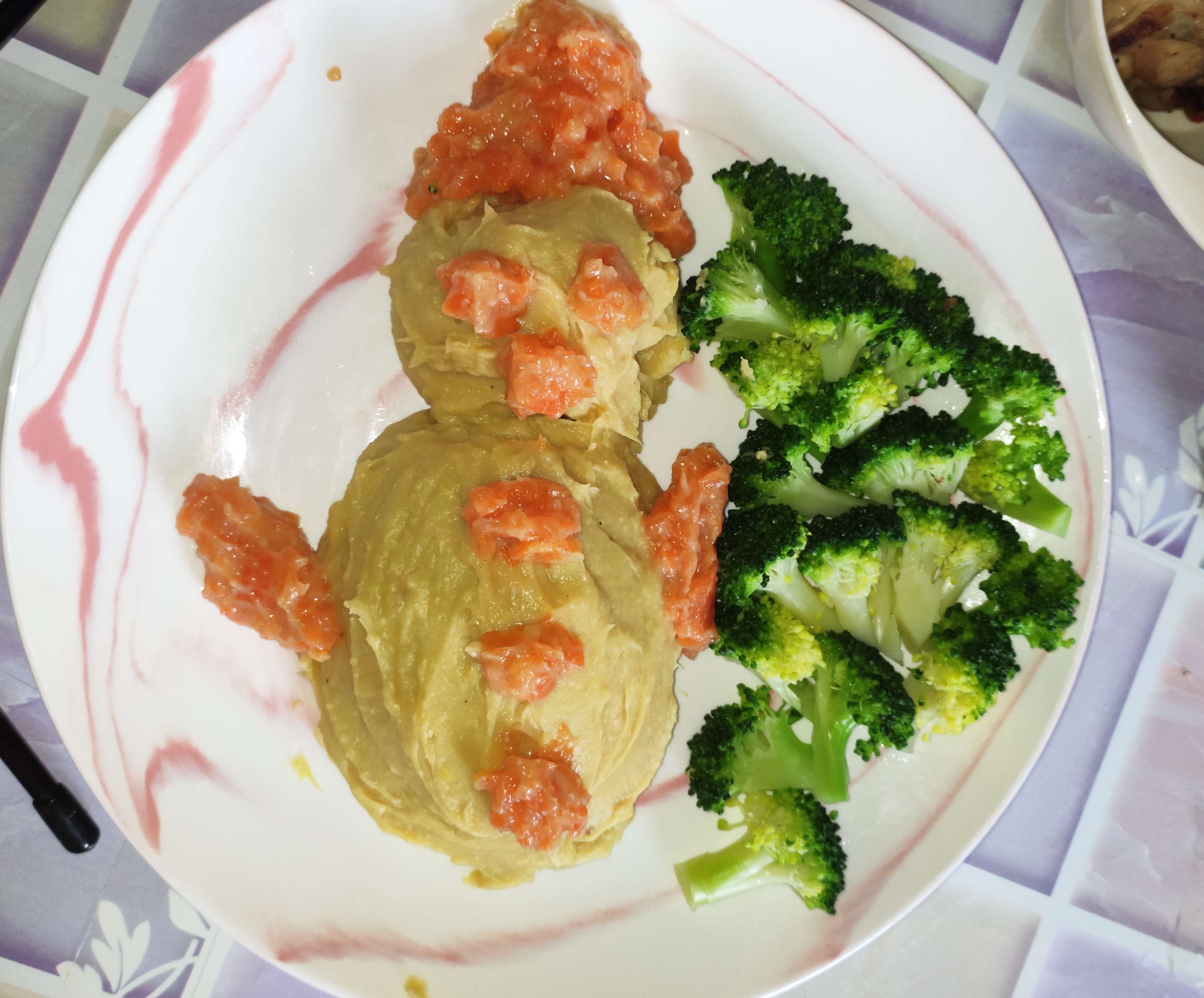 紅薯芋頭泥的做法-甜味蒸菜譜