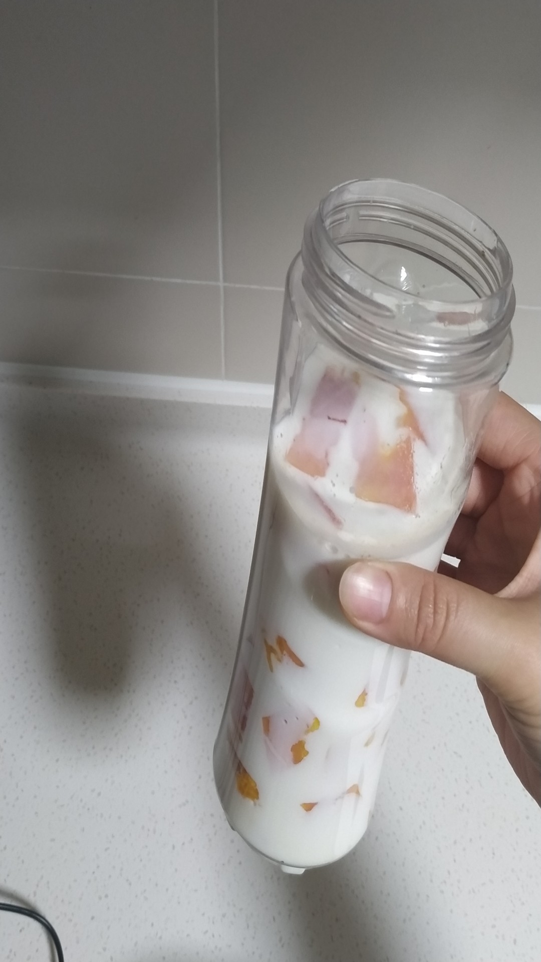 營養奶昔-木瓜奶昔的做法-奶香味其它工藝菜譜