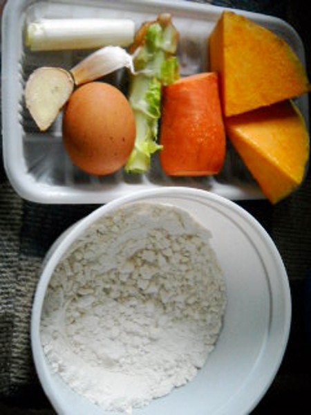 沙茶南瓜面棋的做法-家常味炒菜譜