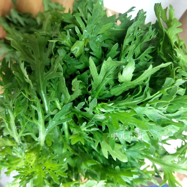 燉茼蒿的做法-家常味煮菜譜