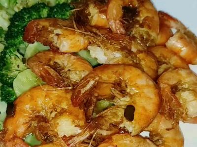 醬汁大蝦的做法-醬香味炸菜譜