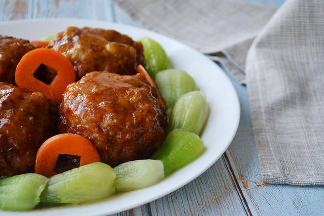 四喜丸子的做法-咸鮮味燒菜譜