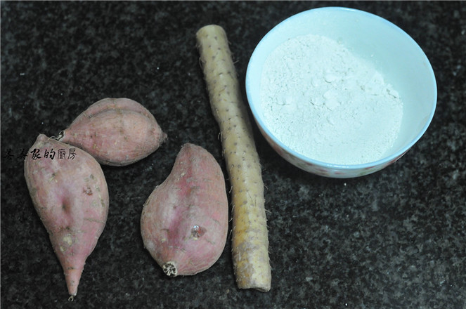 紅薯山藥餅的做法-家常味蒸菜譜