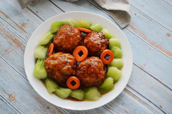 四喜丸子的做法-咸鮮味燒菜譜