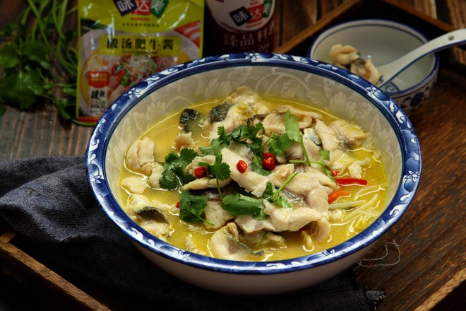 酸湯魚(yú)片的做法-酸辣味煮菜譜