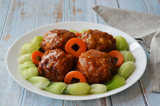 四喜丸子的做法-咸鮮味燒菜譜