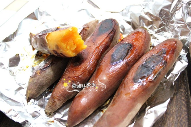 烤地瓜的做法-甜味烤菜譜