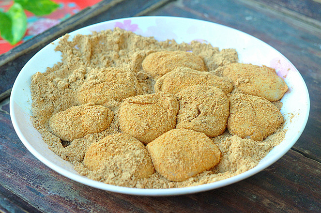 紅豆粉粘糯米球的做法-甜味煮菜譜