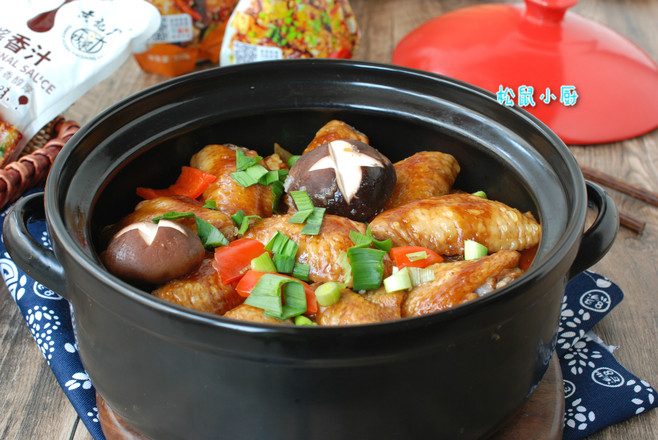 雞翅燜鍋的做法-家常味燜菜譜