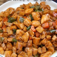 黑椒雞丁杏鮑菇的做法-家常味炒菜譜