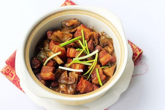 干扁豆紅燒肉的做法-家常味燒菜譜